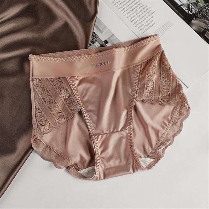 Product Introduction of Đồ Lót Ren Không Đường May, Dành Cho Phụ Nữ, Giá Cả Phải Chăng, Ren Satin Sang Trọng, Cạp Cao Giữa, Thoáng Khí, Làm Bằng Lụa Lạnh Mùa Hè, Ngầu Và Thoải Mái, Thân Thiện Với Làn Da 20