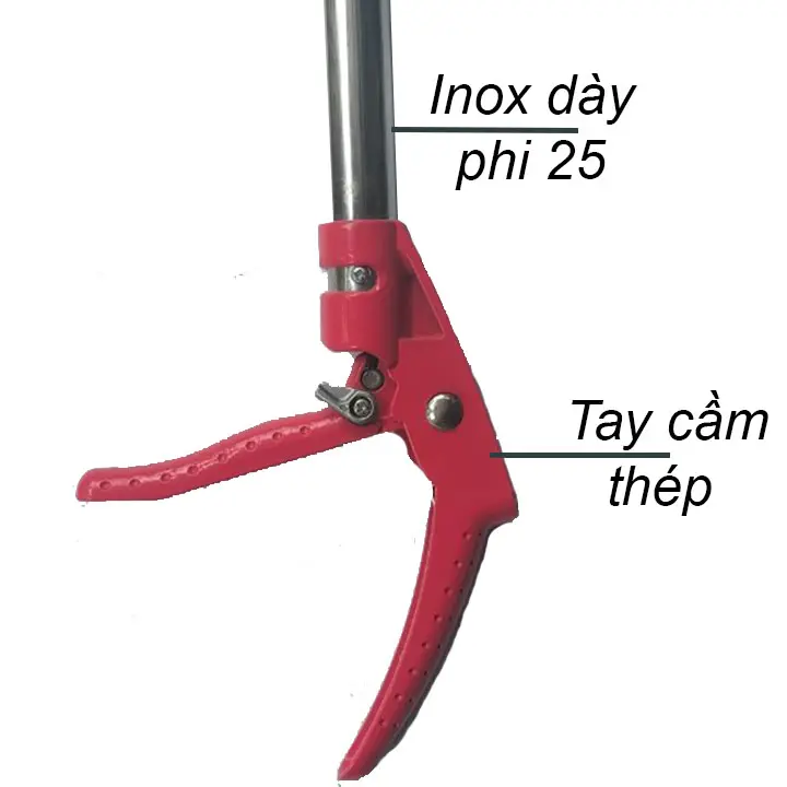 Kéo cắt cành cây trên cao dài 1M25 dành cho tỉa cây  hái trái trên sân thượng và dàn cây tầm thấp 1