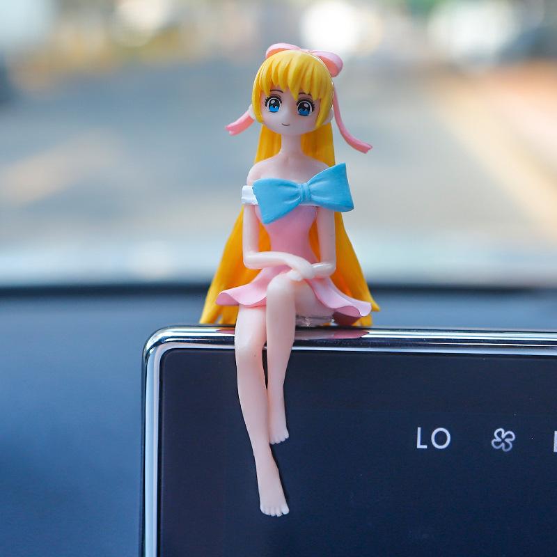 Internet Celebrity Car Car Decoration Beautiful Girl Creative Interior Decorations Decoration Cute Girl Heart Domestic Ornaments 6