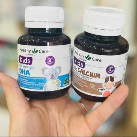 Thực phẩm  bổ sung CANXI- DHA heathycare Kids của ÚC cho bé