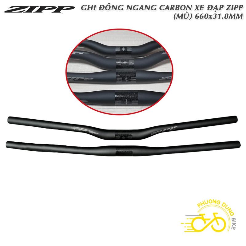 Ghi đông ngang Carbon T800 xe đạp ZIPP 31.8x660mm
