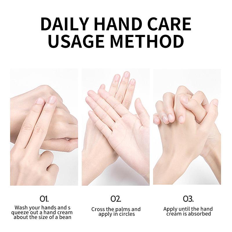 Product Introduction of Rice Raw Pulp Extract Hand Cream, Moisturizing & Soothing Skin Care Cream for Women & Men, Hand Care Product, Christmas Gift 16