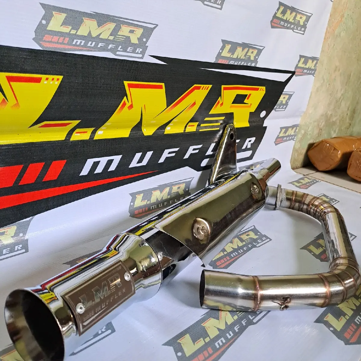 Knalpot corbi plor klokor Original LMR untuk mesin spek up Mesin bor up
