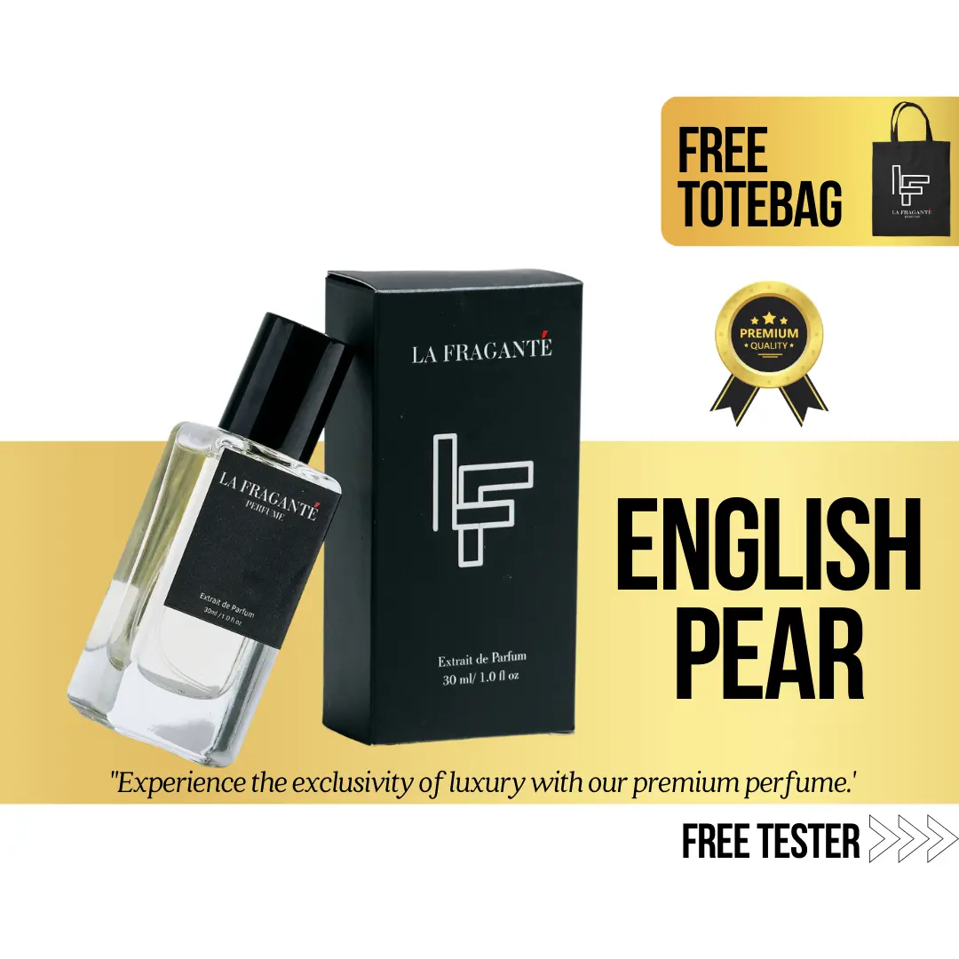Parfum Wanita Premium English Pear & Fressia Tahan Lama 24 Jam Aroma Original - Lafragante Perfume for Women
