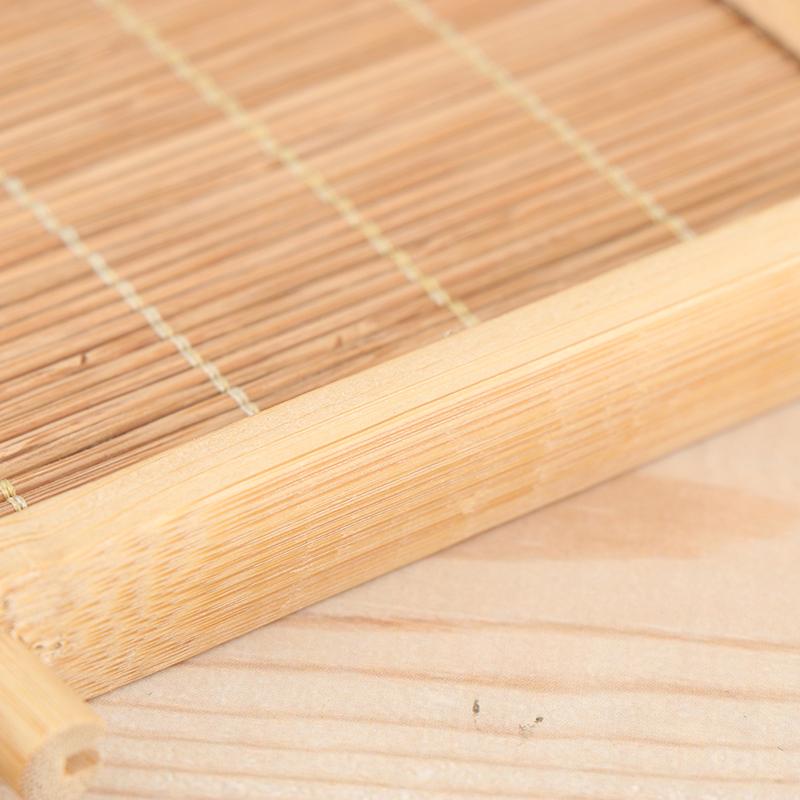 Tikar Cawan Teh Buluh, Coaster Kayu, Aksesori Dapur, Tikar Coaster Pla 8