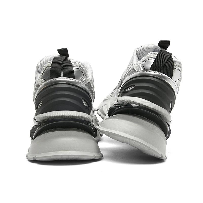 2024  Custom Man Sports Sneakers Turbine Design Height Increasing Elevator Blank Leather Casual Running Shoes for Men Trainers Training_voghion.com