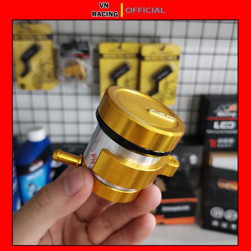 Bình dầu thắng sau AEM nhôm CNC lắp được cho xe Ex 150, Ex 135, Winner V1, Winner X Phụ Tùng Phụ Kiện