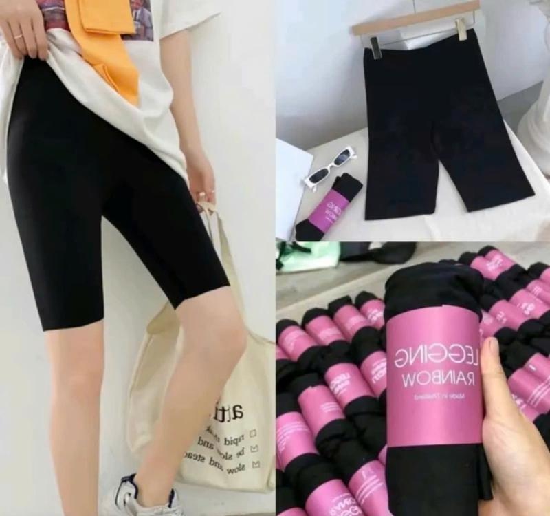 Combo 5 Quần Legging Lửng Nữ Nâng Mông Tôn Body-Chất dày dặn[43-62kg] Quần biker short fit body co dãn 4 chiều- quần lửng ôm tập Gym, Yoga, đạp xe thể 9