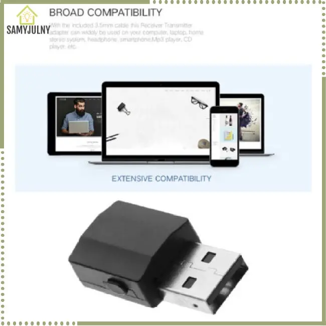 Bộ điều hợp SAM Bluetooth 5.0, bộ thu âm thanh 2 trong 1, bộ phát USB, thiết bị kỹ thuật số 5
