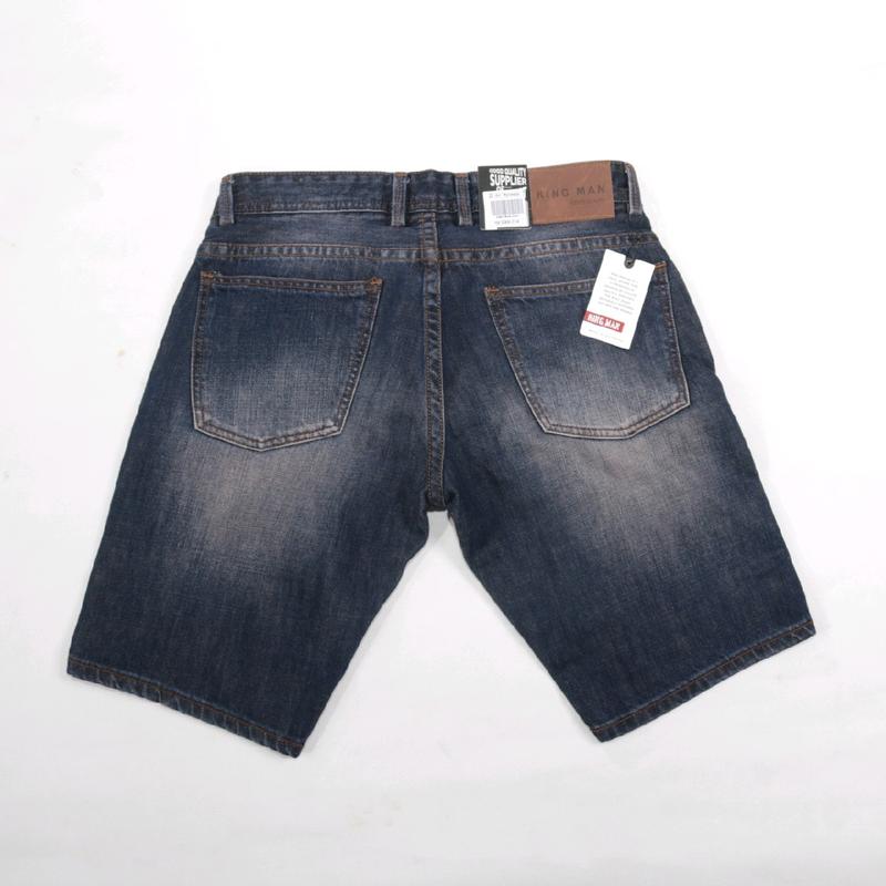 KING MAN 86 Celana Pendek Pria Jeans Distro Skinny Polos Terbaru Bahan Tidak Melar 4