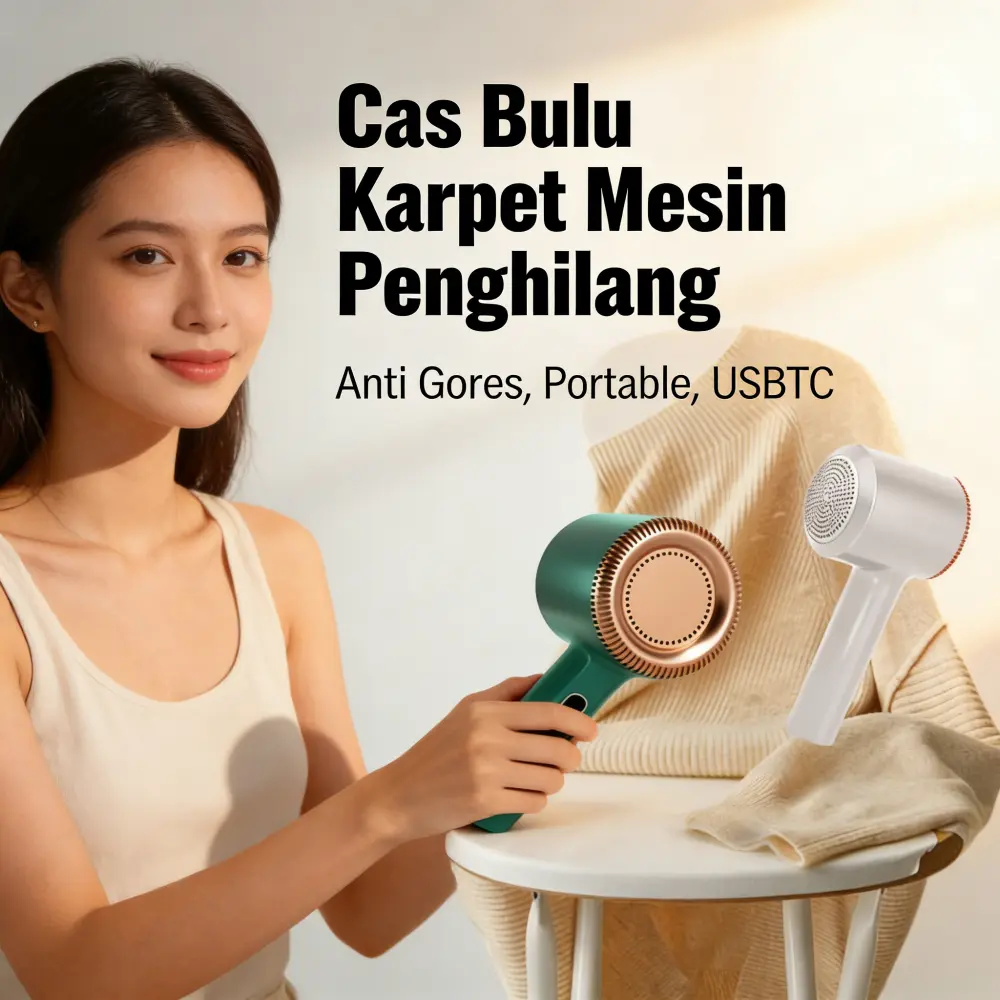 Remover Lint & Fuzz Elektrik - Alat Penghilang Bulu, Serat, dan Benang Pakaian - Portabel & Sempurna untuk Perawatan Baju