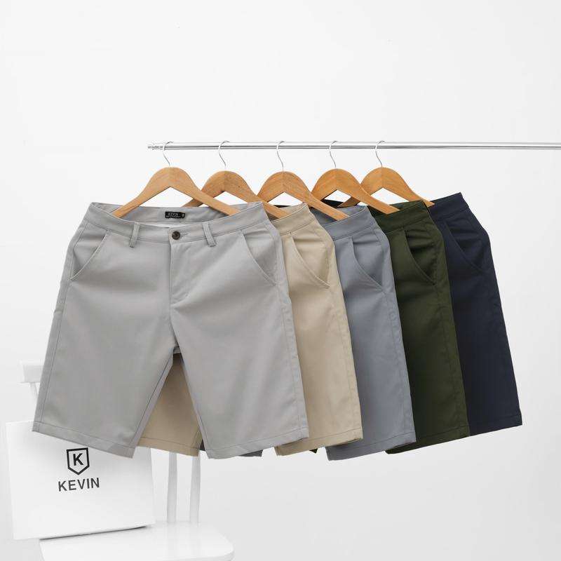 Quần kaki Kevin cotton co giãn - Kaki.02, Form ngang gối trẻ trung túi cực sâu