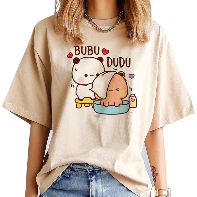 Product Introduction of Bubu And Dudu top women graphic Japanese Y2K t shirt girl Japanese streetwear clothing 4