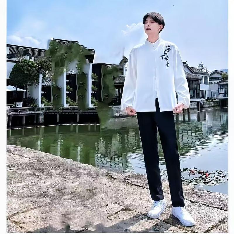 Product Introduction of Trendy Academic Style New Chinese Choir Outfit - High School & University Graduation Performance Suits, Poetry Recital Competition Uniform (1018+ Reviews) 10