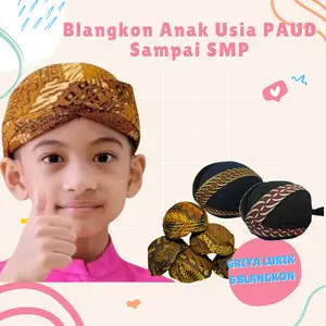 Blangkon Anak Usia 1 Tahun Sampai 12 Tahun Murah Khas Solo jogja