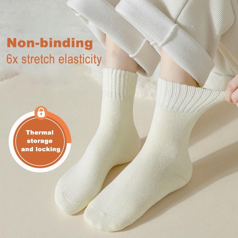 Tất Bà Mang Thai, Dày, Cho Nữ Mùa Đông, Tất Bó Sát, Tất Ngủ, Chất Liệu Lông Cừu, Tất Dài, Tất 7
