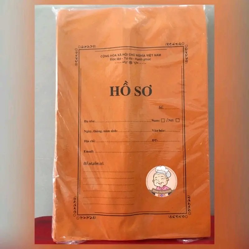 Bìa hồ sơ xin việc khổ F4 (100 bìa/xấp)