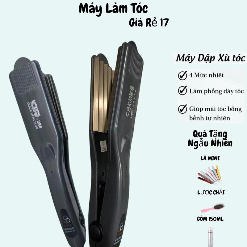 Máy Dập Xù Young 288 Gali Bấm Xù Làm Phồng Bấm Phồng Chân Tóc Bản To Salon