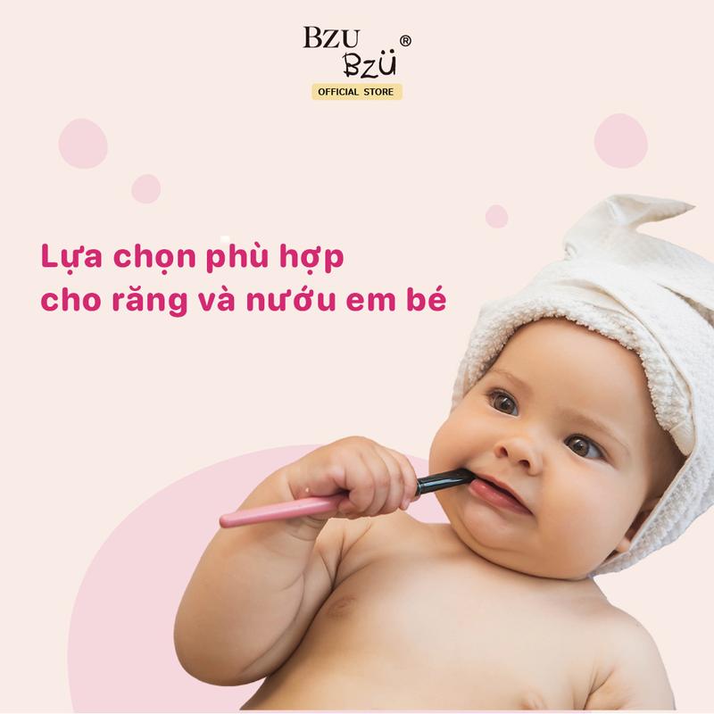 Product Introduction of Bàn Chải Đánh Răng Em Bé BZU BZU Baby Toothbrush 2 Trong 1 Làm Sạch Răng Và Nướu Nhẹ Nhàng Cho Bé 24