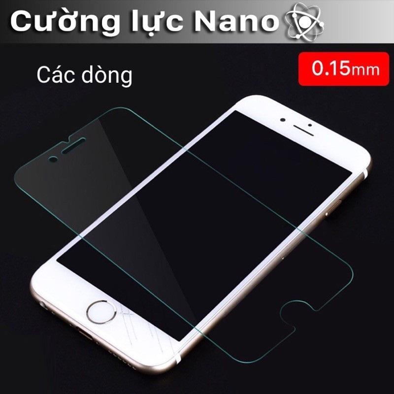 Miếng Dán Cường Lực Không Vỡ Dẻo Mõng Nano iP 17, 16, 15, 14, 13, 12 Pro Max, 12 Mini, 11, Xs/X, Xr, 7/8 Plus, 6/6s, SE 2020