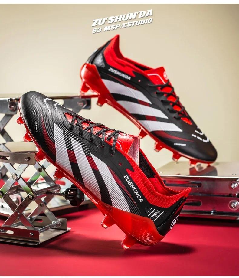 Product Introduction of Indoor Men Football Shoes Fast Society Cleats Soccer Shoes TF/FG Grass Training Football Field Boots Outdoor Sneaker Non Slip 29