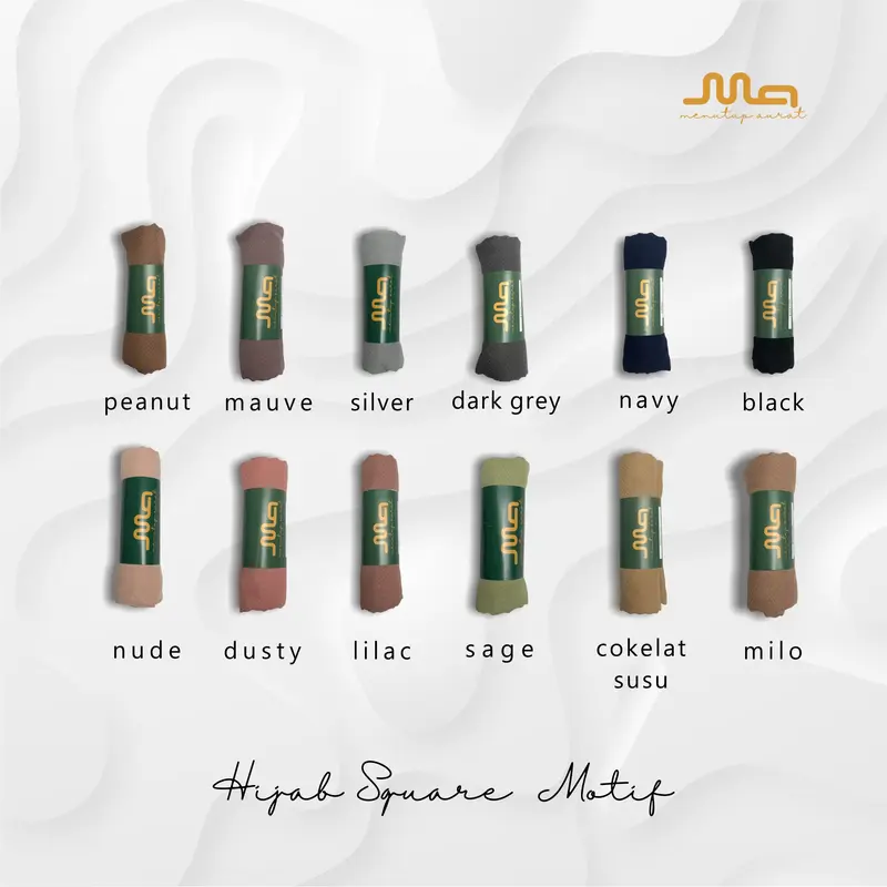 MA MENUTUP AURAT - HIJAB SEGI EMPAT MOTIF - JANNAH SERIES / SPRING SUMMER 2023 0