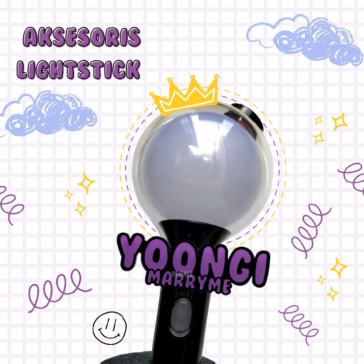 Aksesoris Lightstick Deco Akrilik