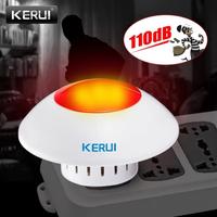 Gambar KERUI Alarm Rumah Strobe Sirine Wireless Indoor Alarm Sensor Banjir Waterproof - 1 Sensor dari KERUI Official Store Kab. Bekasi 3 Tokopedia