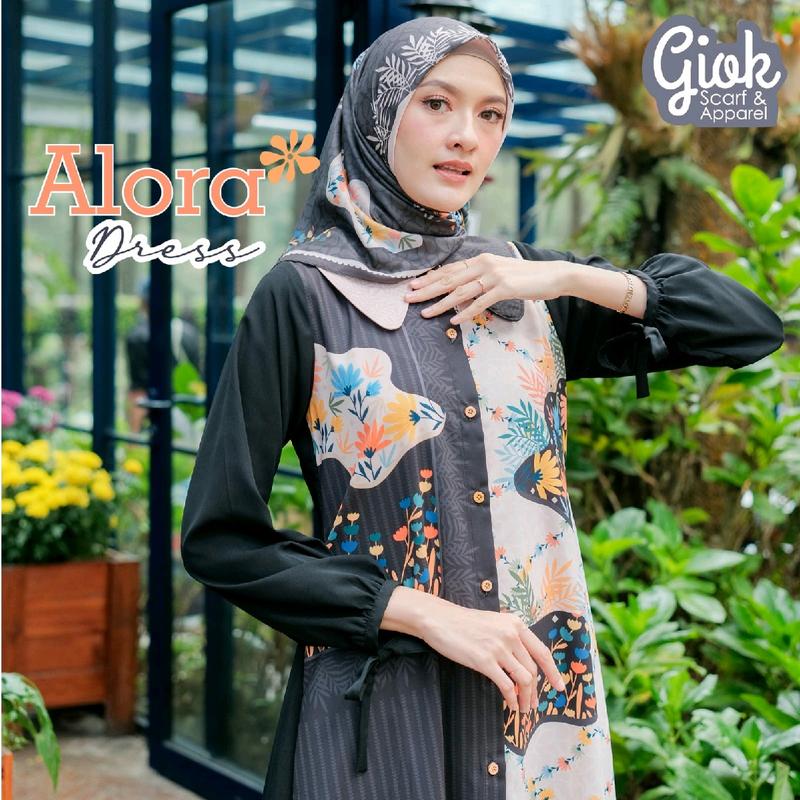 Alora Dress By Giok Apparel - Dress Printing Motif 4