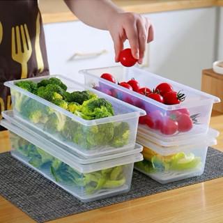 Combo 3 Hộp nhựa đựng thực phẩm Việt Nhật 6586 - Hộp Nhựa PP Trong Suốt Có Khay Ráo Nước Hình Chữ Nhật Bảo Quản Tủ Lạnh hopthuc  pham  tulanh