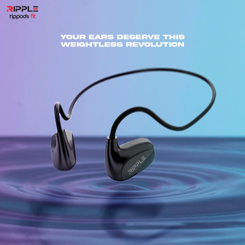 【Hot Selling】Ripple Rippods Fit F2 Sport Bluetooth Earphone wirelesss headset/handsfree 5.3 Garansi 1 tahun headphone earphones COD 9