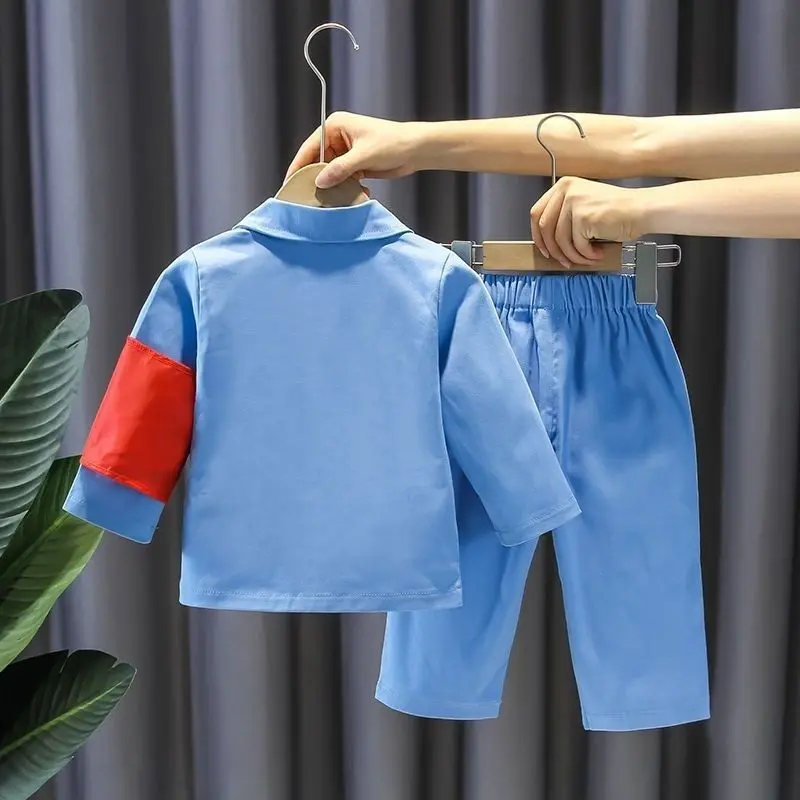 Trang Phục Quân Đội, Trang Phục Đội Quân Đội Bé Trai, Bộ Đồng Phục Mùa Xuân Và Mùa Thu Cho Trẻ Em, Phong Cách Hồng Quân, Quần Áo Quân Đội Giải phóng Nhân Dân Thích Hợp Cho Chiến Binh Quân Đội Tuyến Đường 8, Bộ Trang Phục Hợp xướng, Năm 2024 4