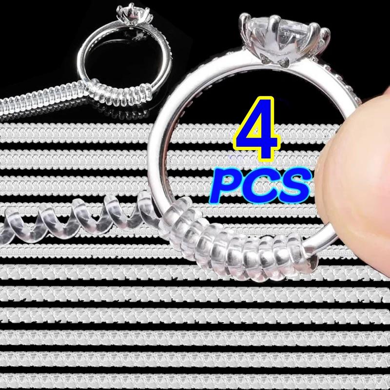 1/4Pcs Adjuster Ring Invisible Size Reducer Tools Spiral Spring Based ...