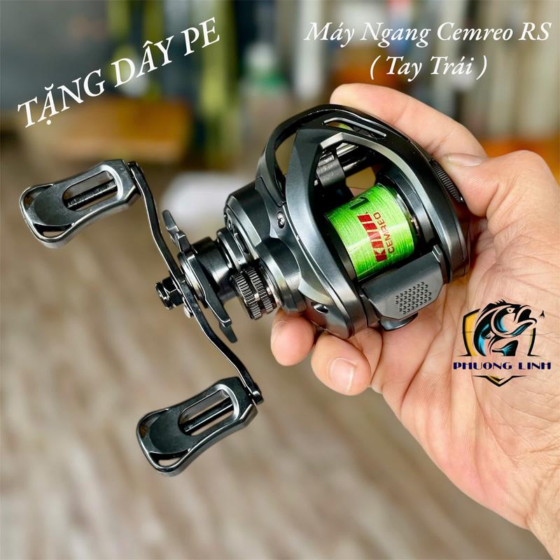 Máy Câu Ngang Cemreo RS Tay Trái Có Tiếng Dragclicker Và Tặng Kèm Pe Sẵn Trong Máy
