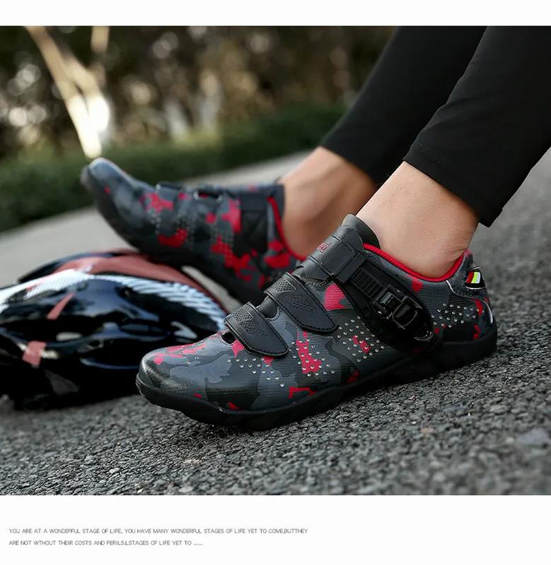 Product Introduction of Men cycling shoes speed self-locking MTB shoes man road bike shoes bicycle racing sneakers triathlon sapatitilha Ciclismo MTB size 36-47 33