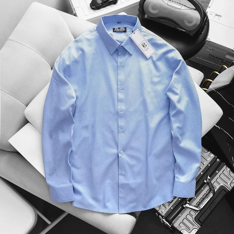 Product Introduction of Hardcode  Áo sơ mi tay dài công sở vải Oxford bigsize nam< 130 kg - oxford Trơn 20