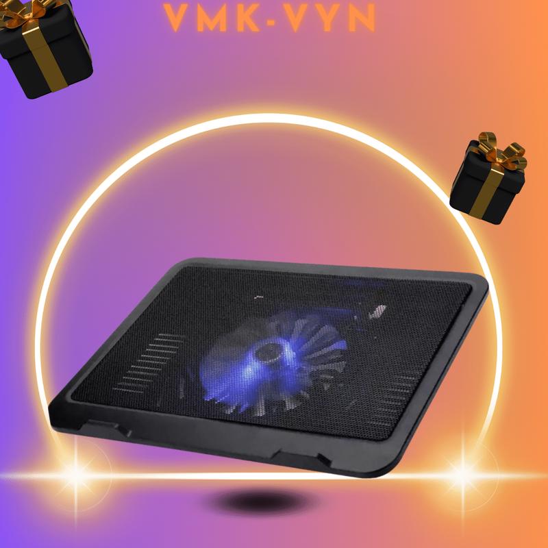 Đế tản nhiệt N19 1QUẠT, giá đỡ laptop máy tính macbook 14 inch