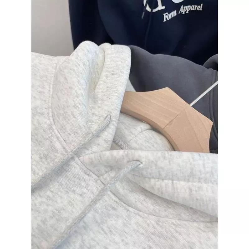 Áo hoodie Rip nỉ tàu cao cấp form rộng tay bồng mũ hai lớp 2