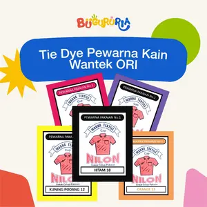 Bu Guru Ria - PEWARNA ORI Warna Wantex Pewarna Kain Pakaian Textil Permanen Jeans Silk Tie Dye Prakarya Kerajinan Perlengkapan Paint Painting Air Water DIY Pewarna