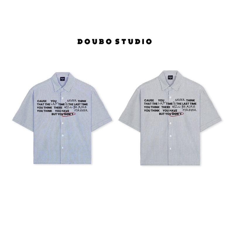 Áo sơ mi BOXY Cause you never think - Doubo studio, vải OXFORD COTTON PREMIUM NAM NỮ MENWEAR