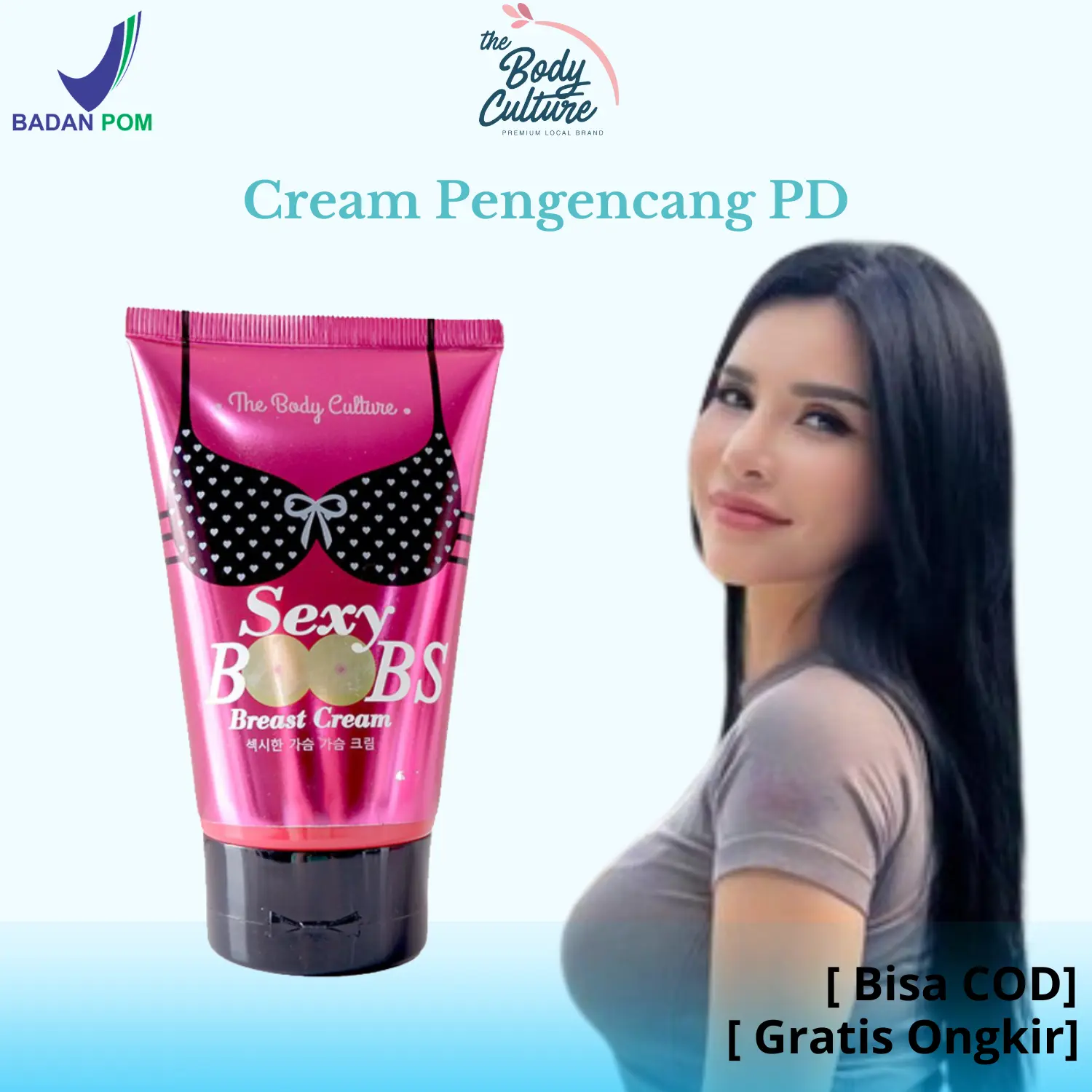 The Body Culture Krim Pengencang PD bagian tubuh
