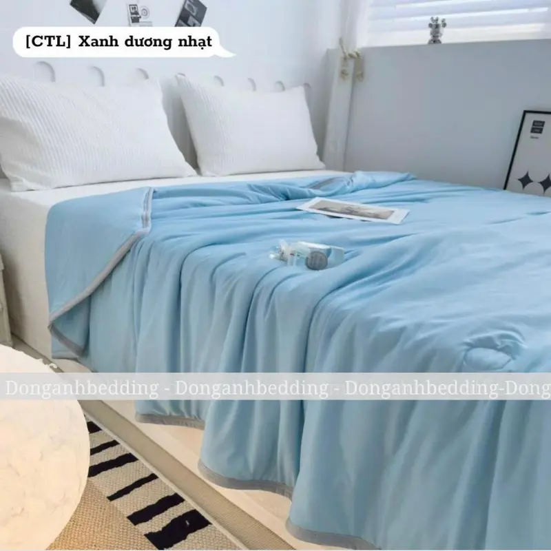 Chăn Điều Hòa Thun Lạnh Mềm Mát ĐỒNG ANH BEDDING Chăn Hè Mỏng Thoáng Điều Hoà Không Khí, Chăn Dùng Cho Gia Đình, Chăn Hè Cho Bé Dùng 4 Mùa Hàng Chuẩn Loại 1, Kích Thước 2mx2m3 8
