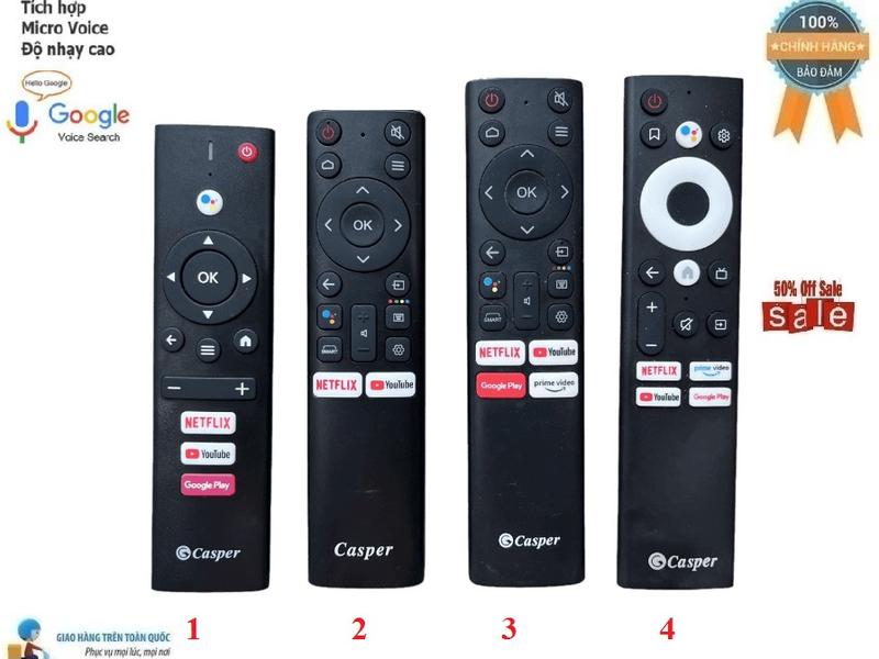  Remote ĐIỀU KHIỂN TV CASPER GIỌNG NÓI NGẮN HÀNG ZIN HÃNG THEO MÁY 