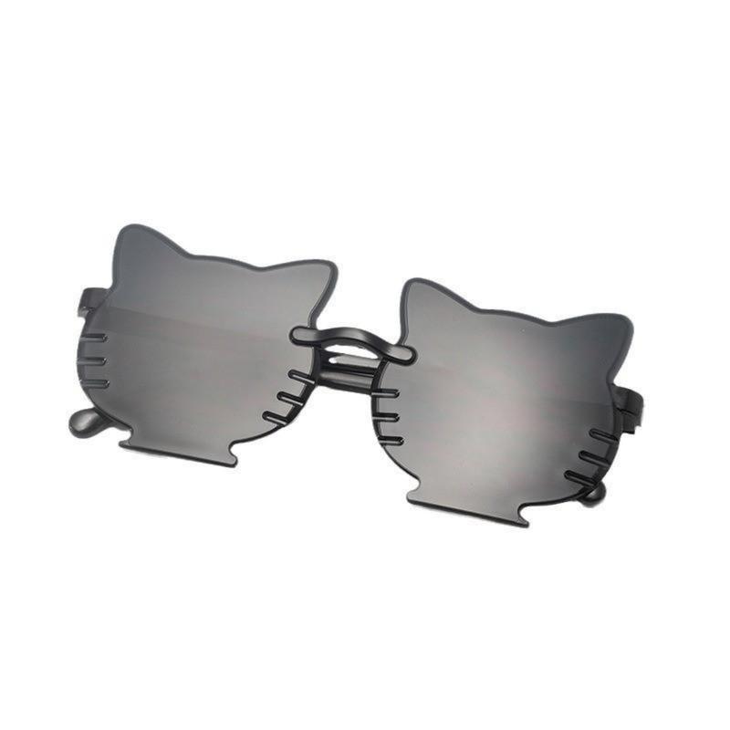 Kính Râm Trẻ Em, Thiết Kế Mèo Gradient Hoạt Hình, Kính Mắt Thời Trang, Gọng Nhẹ, Bảo Vệ UV400, Phong Cách Mèo Dễ Thương, Thích Hợp Cho Trẻ Em 6