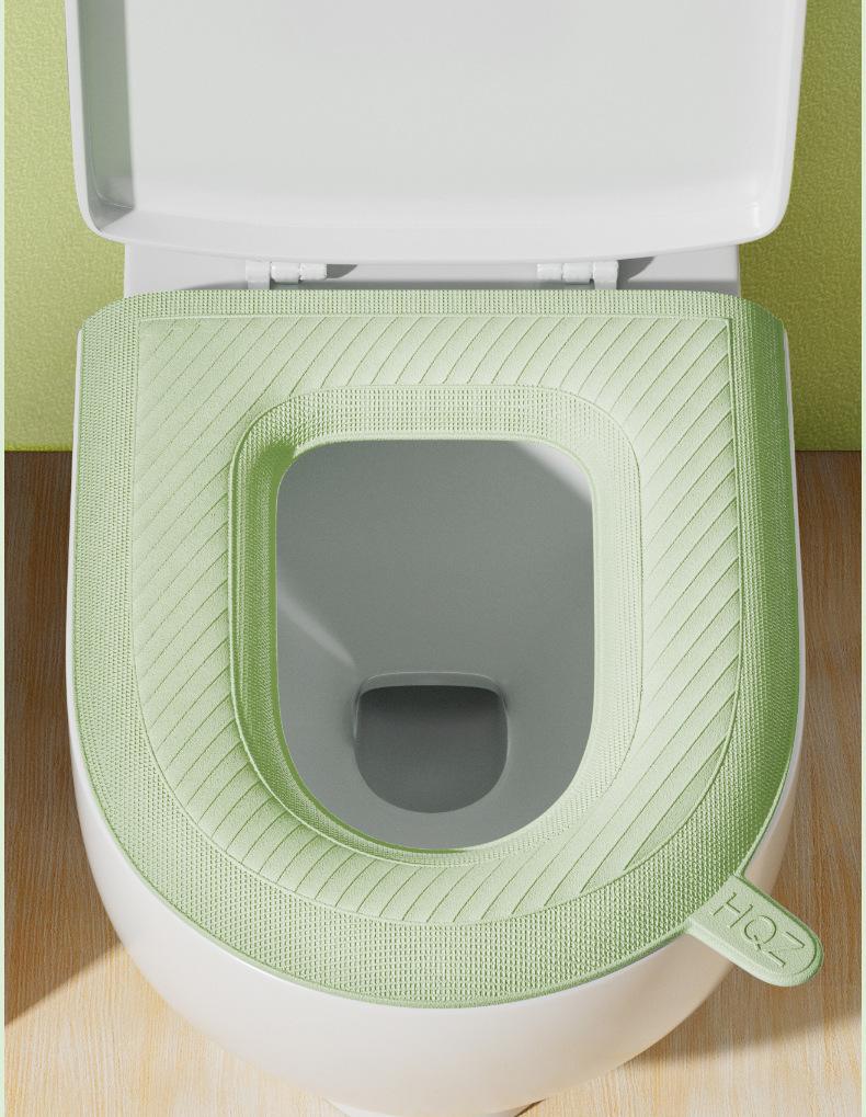 Product Introduction of Toilet Seat Foam Cushion, Silicone Toilet Cover, All-Season Universal Toilet Seat Pad, Washable Toilet Cushion 3
