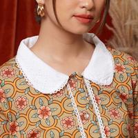 Gambar NONA Agatha Printed Tshirt Long Sleeve Cameo Green dari Nonaetal Kota Depok 5 Tokopedia