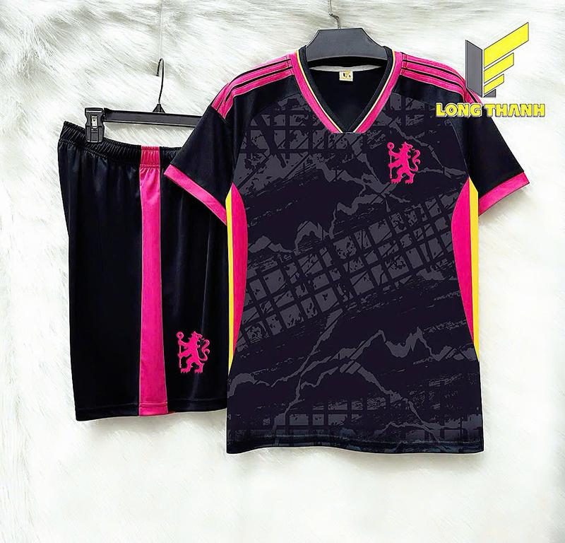 Bộ quần áo bóng đá, đồ đá banh Chelsea thun lạnh cao cấp logo thêu Top Sport 3