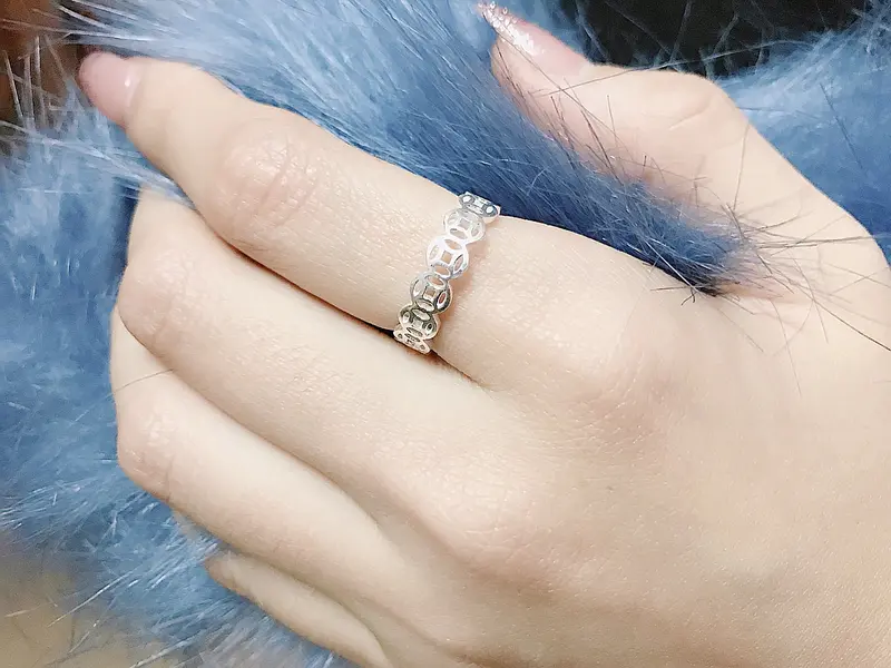 nhẫn kim tiền bạc - trang sức nữ - jewelry 1