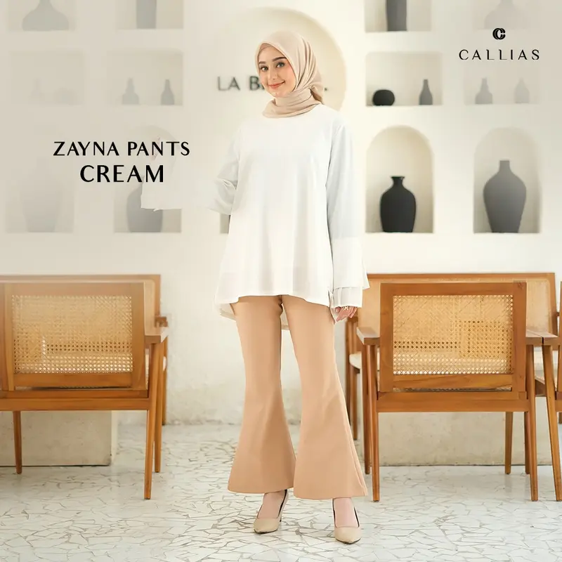 Long pants Zayna Elastane celana panjang busana wanita muslim Callias 1