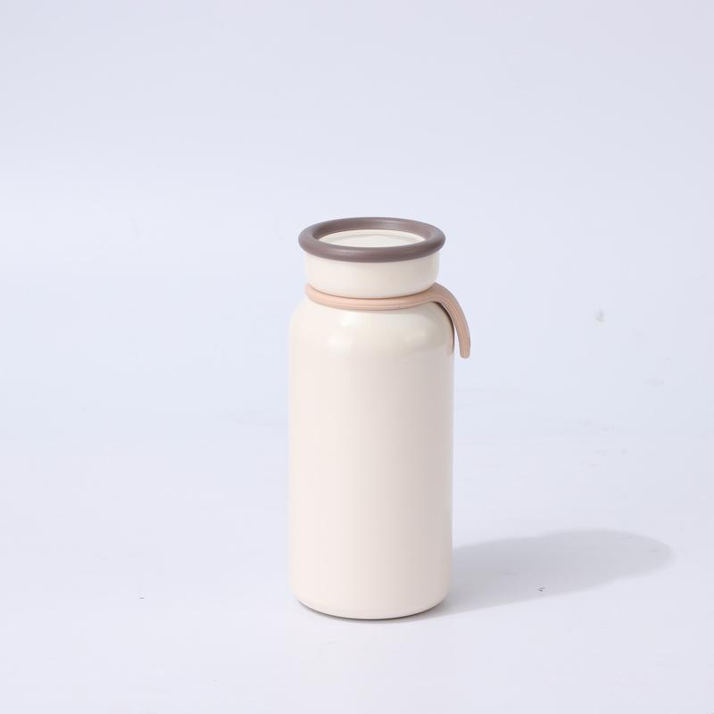 Cốc Sữa, Cầm Tay Mini, Thiết Kế Dễ Thương Cổ Điển Và Đơn Giản, Giữ Dây Nhật Bản, Cốc Giữ Nhiệt, Thích Hợp Cho Học Sinh, Thiết Kế Mới 1